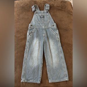 Toddler Striped Overalls